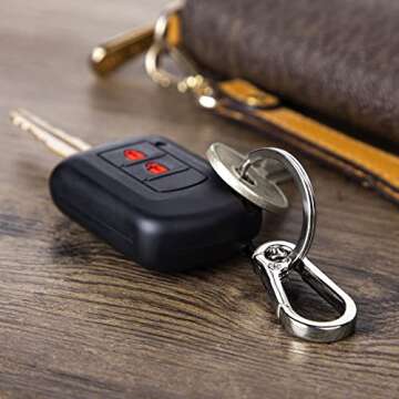 Multipurpose Keychain Clip - Durable & Stylish Keyring