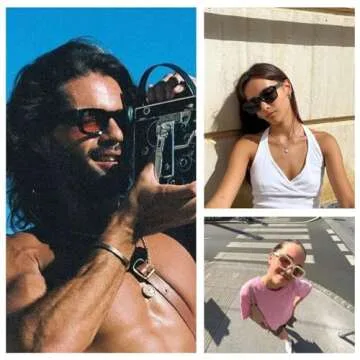 Hanj Retro Sunglasses - Stylish UV400 Protection