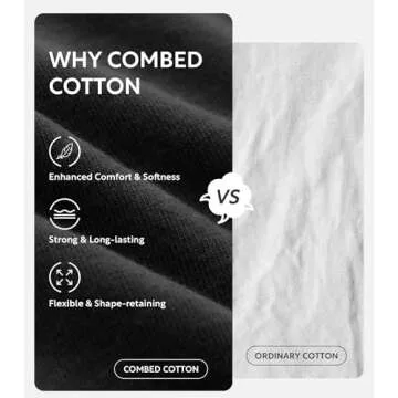 DAVID ARCHY Mens Underwear Boxer Briefs Cotton Comfortbale Soft Breathable with Fly Underwear for Me...