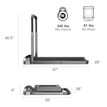Compact WalkingPad R2 Treadmill for Home Fitness