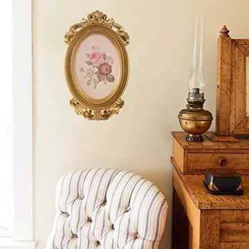 Kangce Vintage Picture Frame 4x6 Elegant Home Decor