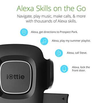 iOttie Easy One Touch Connect - Gen 1 - Car Mount Phone Holder with Alexa Built In for Android Devices