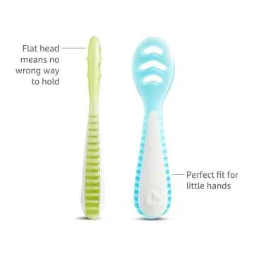 Gentle Dip Baby Spoons for Self Feeding Set