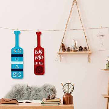 BATTIFE Greek Sorority Paddle - Unfinished Pine Craft Ready