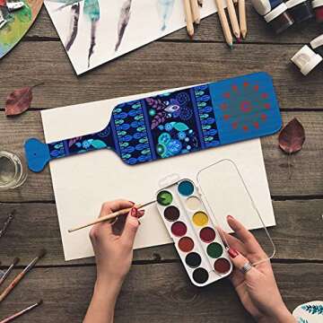 BATTIFE Greek Sorority Paddle - Unfinished Pine Craft Ready