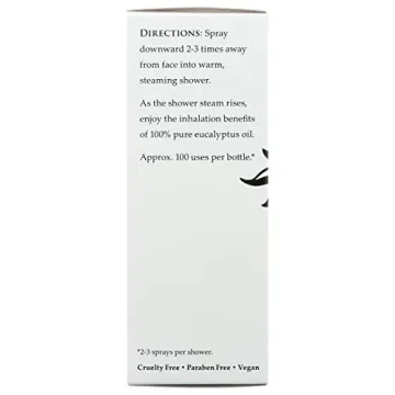 Travertine Spa Steam Shower Spray - Relax with Eucalyptus