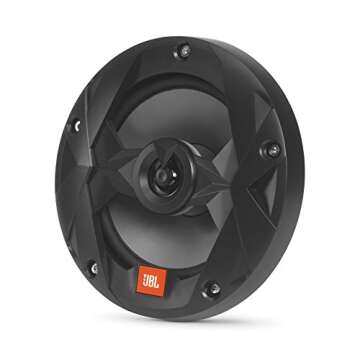 JBL MS65LB Marine 6.5 Inch Two-Way RGB-LED Speakers, Pair, Black