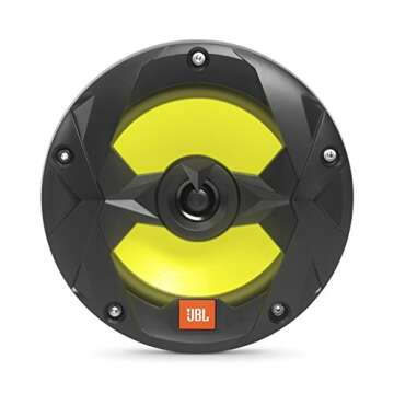 JBL MS65LB Marine 6.5 Inch Two-Way RGB-LED Speakers, Pair, Black