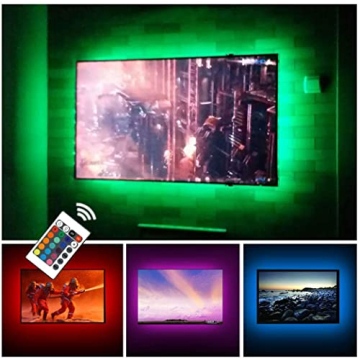 CPLID USB TV Backlight LED Strip Lights for Smart TVs