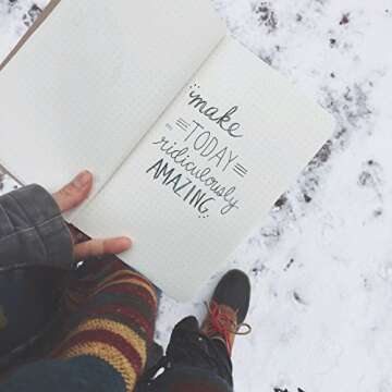 Northbooks Dotted Bullet Notebook Journal | 5x8 Dot Grid Journals | Soft Cover Eco-Friendly Premium Recycled Cream Color Paper 96-Pages | Made in USA | 5-Pack