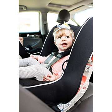 Combi Compact Convertible Car Seat Rear and Forward Facing for Baby and Toddler – Fits Three Across – Coccoro