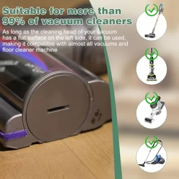 Vacuum Cleaner Dust Illumination Light,Type-C Rechargeable,Suitable for Dyson Shark Bissel etc.Reveal Microscopic Dust and Cat Dogs’ Hair,Upgrade Vacuum Accessories Universal Lamp