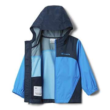 Columbia Youth Boys Glennaker Rain Jacket, Hyper Blue, Large