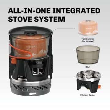 Fire-Maple "Fixed Star 1" Backpacking and Camping Stove System | Outdoor Propane Cooking Gear | Port...