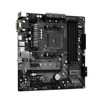 ASRock B450M PRO4 AM4 AMD Promontory B450 SATA 6Gb/s USB 3.1 HDMI Micro ATX AMD Motherboard