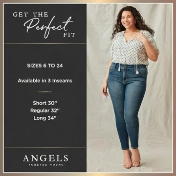 Angels Forever Young Curvy Skinny Jeans - Perfect Fit