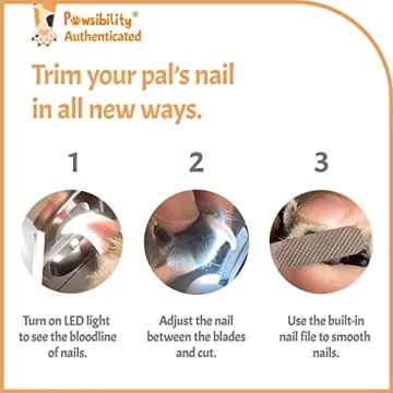 Pawsibility LED Nail Clippers - Safe Pet Grooming Tool