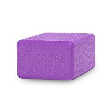 THE BLOCK by YOGA DESIGN LAB | Premium, Colorful, Eco Hot Yoga Block | Zen Printed Non Slip Grip Designed to Improve Your Practice | Buy Set/Kit of Two Get 10% OFF | Best Selling Travel Friendly <3