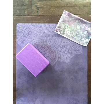 THE BLOCK by YOGA DESIGN LAB | Premium, Colorful, Eco Hot Yoga Block | Zen Printed Non Slip Grip Designed to Improve Your Practice | Buy Set/Kit of Two Get 10% OFF | Best Selling Travel Friendly <3