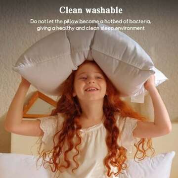 Goose Down Feather Pillows for Hotel Luxury Comfort