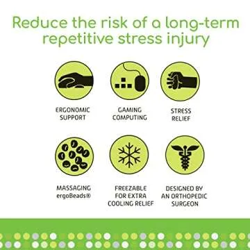 Imak A10165 Wrist Cushion - Black (D132) (IMAA10165)