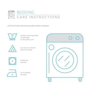 Lush Decor Scallop Edge Bedskirt - Elegant Easy Fit