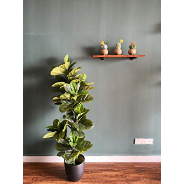 5-Feet Fiddle Leaf Fig Tree for Home and Office Decor