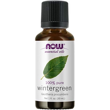 NOW Foods 100% Pure Wintergreen Oil - Energizing Aromatherapy Scent, Vegan, 1-Ounce