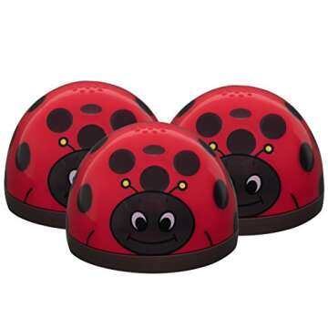 Water Leak Monitoring Sensor with Alarm 3 Pack - Leak Bug Electronic Water & Flood Leak Detector - D...