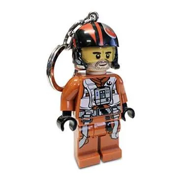 LEGO Star Wars Poe Dameron Keychain Light for Fans
