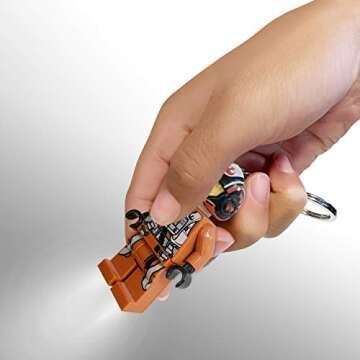 LEGO Star Wars Poe Dameron Keychain Light for Fans