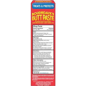 Boudreaux's Maximum Strength Butt Paste Ointment 4 oz (Pack of 6)