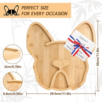 AIFAMY French Bulldog Cheese Board 12" for Unique Gatherings