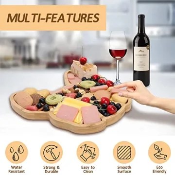 AIFAMY French Bulldog Cheese Board 12" for Unique Gatherings