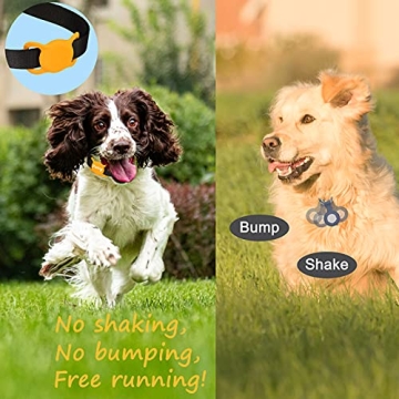 Poivy Airtag Dog Collar Holder for Pets in Stylish Pink