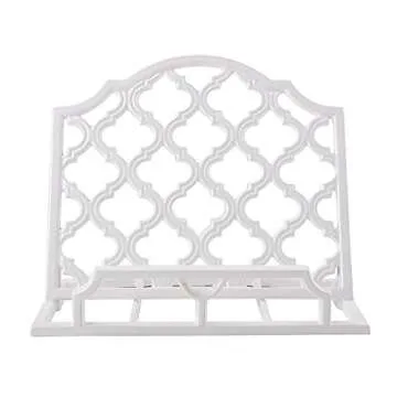 Stylish JOGREFUL Cast Iron Cookbook Stand Holder for Kitchen