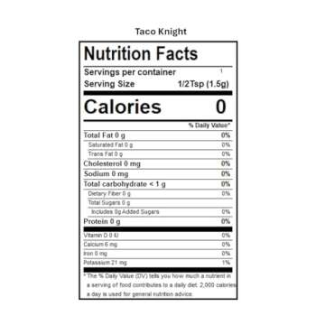 DAK's Taco Knight Mouth Watering Seasoning | Salt & Sugar Free