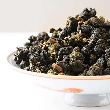 TEARELAE - Taiwan Oolong Tea Loose Leaf - 5.29oz/150g - Taiwanese High Mountain Oolong Tea - Green T...
