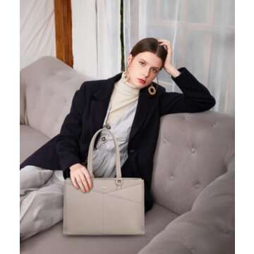 LOVEVOOK Laptop Tote Bag for Women, Office Work Bag Briefcase fit for 15.6 inch Laptop, Large Capaci...