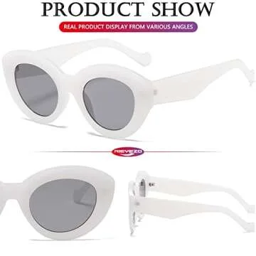 Chic Cat Eye Sunglasses for Women - Retro Style Shades
