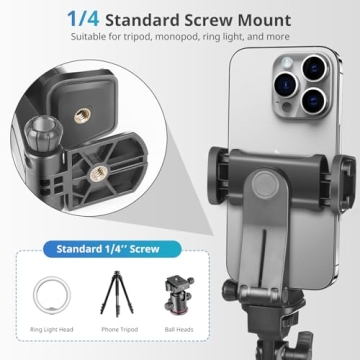 UBeesize Tripod Mount for Smartphones with Remote Control