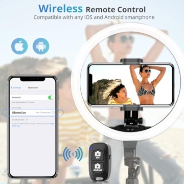 UBeesize Tripod Mount for Smartphones with Remote Control