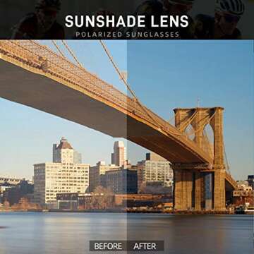 OMEKOL Sports Sunglasses for Active Outdoor Adventures