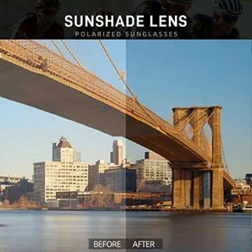 OMEKOL Sports Sunglasses for Active Outdoor Adventures