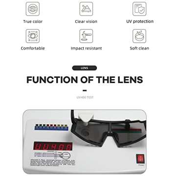 OMEKOL Sports Sunglasses for Active Outdoor Adventures