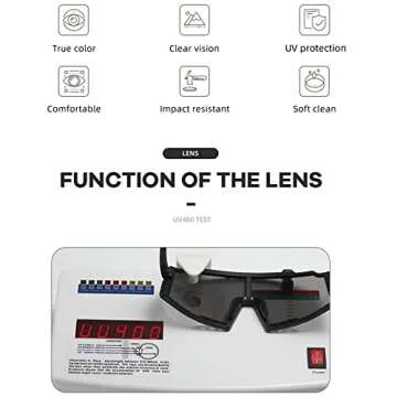 OMEKOL Sports Sunglasses for Active Outdoor Adventures