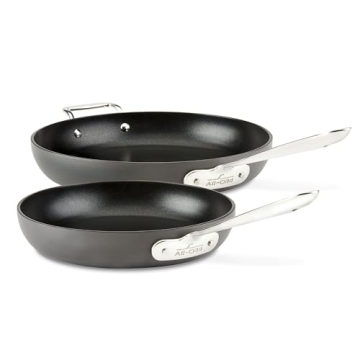 All-Clad HA1 Nonstick Fry Pan Set 10&12 Inch in Black