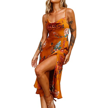 Elegant Satin Midi Dress for Weddings and Parties