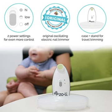 ZoLi Buzz B Baby Nail Trimmer - Safe & Easy Nail Care