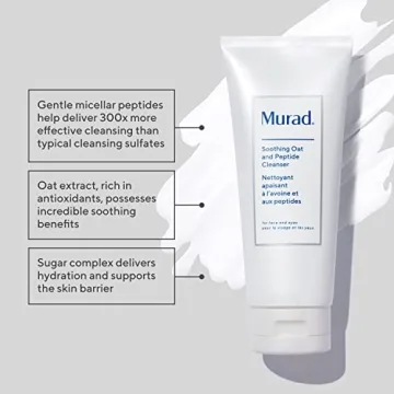 Murad Soothing Oat & Peptide Cleanser for Sensitive Skin